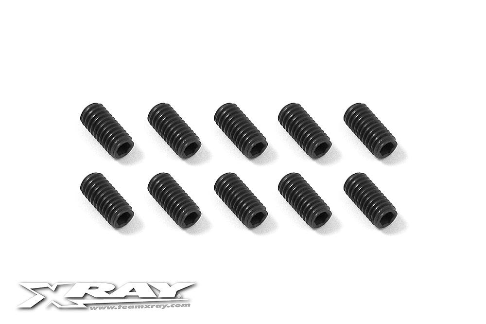 XRay Vis Sans Tête Hexa M3x4 (x10) 901304