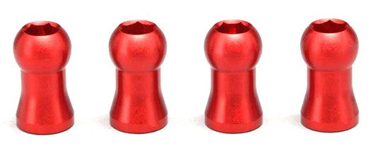 Yokomo Rotule amortisseur Alu Rouge (x4) MD1.0 Y2-S8RA