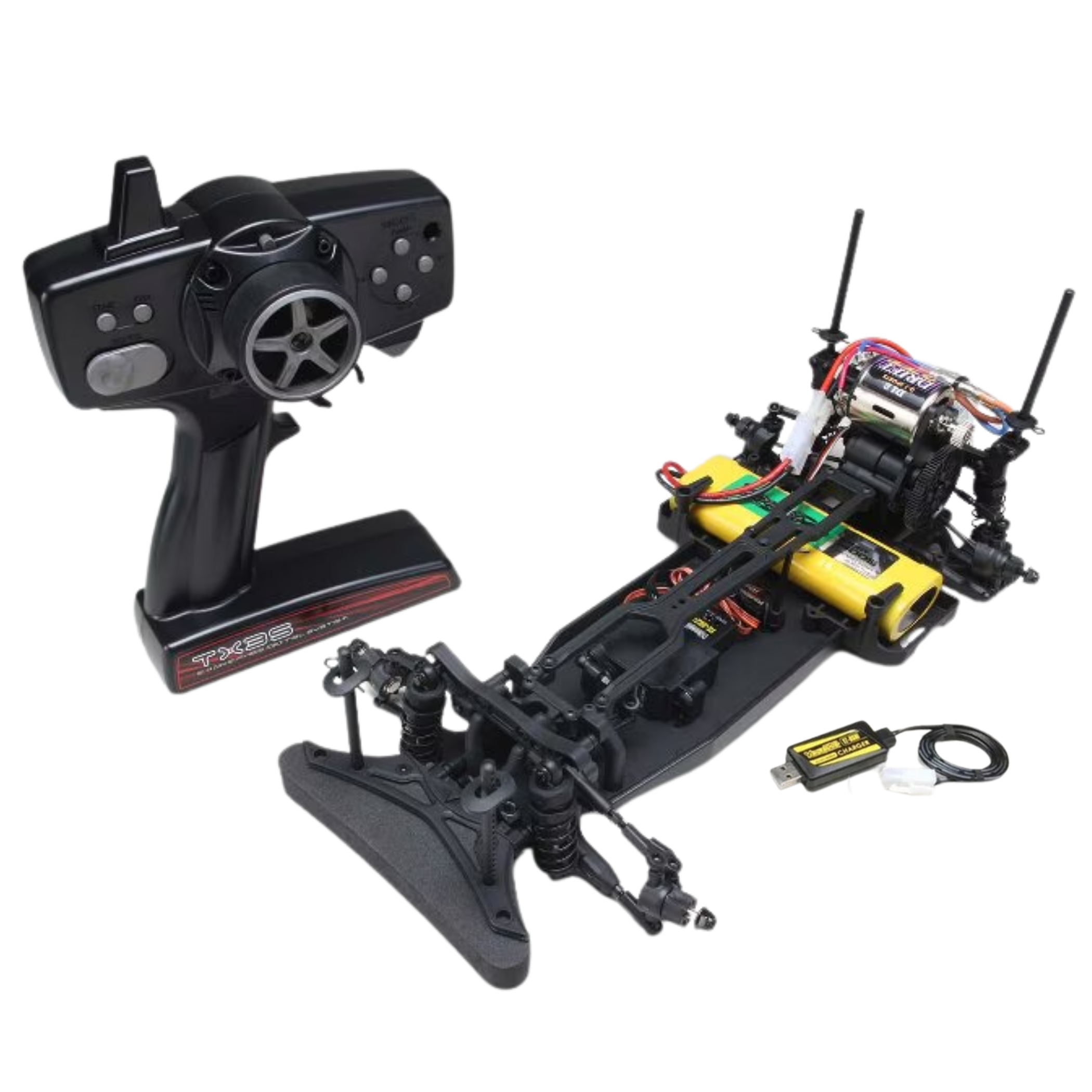 Yokomo Rookie Drift RD 2.0 RWD RTR + Gyro (zonder carrosserie) DRP-DP