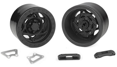 RC4WD Jantes 2.2 Beadlock Plastique Noir (x2) Z-W0351