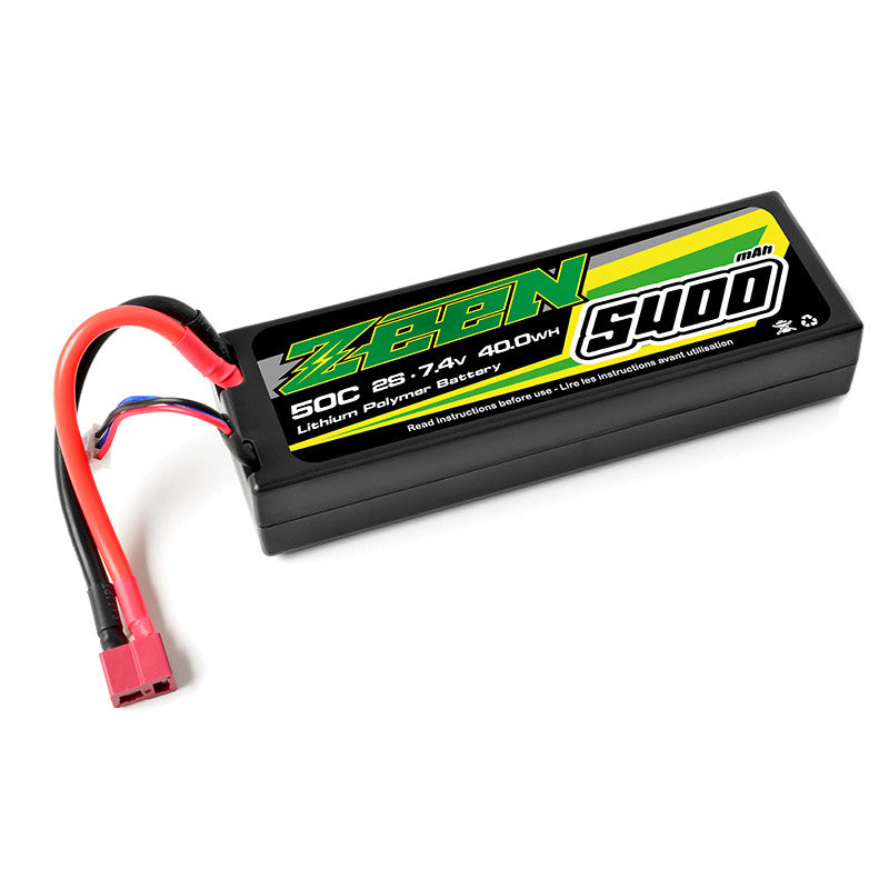 Zeen Accu lipo 2S 7.4v 5400mah 50C Dean