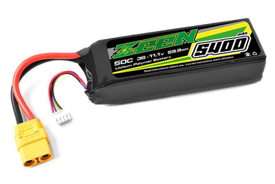 Zeen Accu lipo 3S 11.1v 5400mah 50C Soft XT90